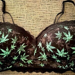 Black sexy lace bra - NWOT - size 38D. Never worn.